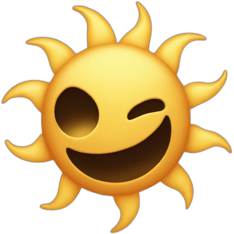 Sun moom emoji