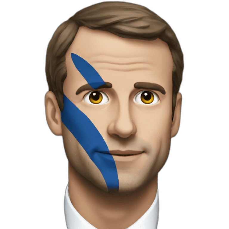 Macron en france emoji