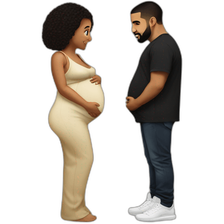 Pregnant Drake emoji