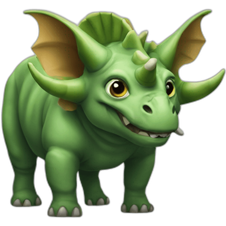 Tricératops emoji