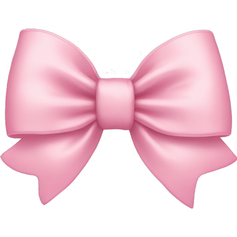 light pink bow emoji