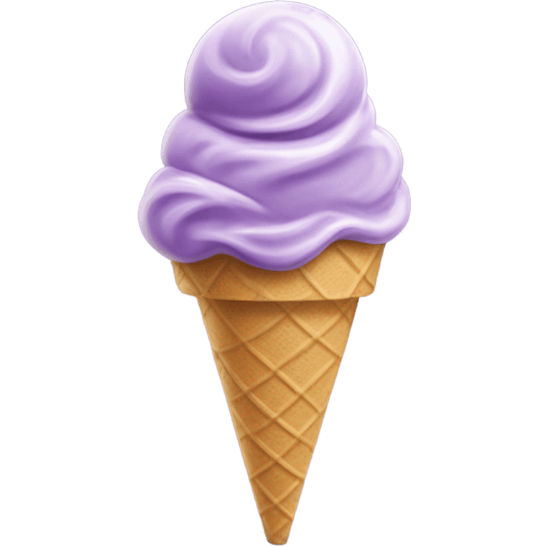 Purple ice cream  emoji