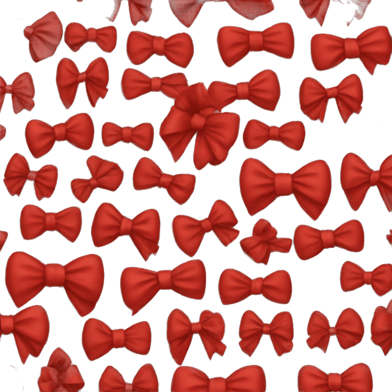 Red bow emoji