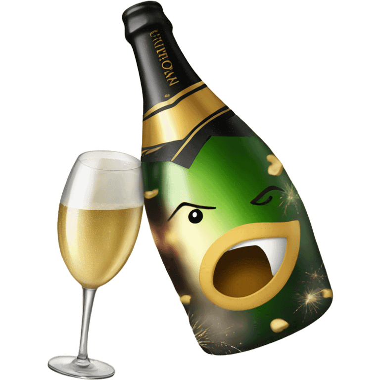 New Years Champaigne emoji