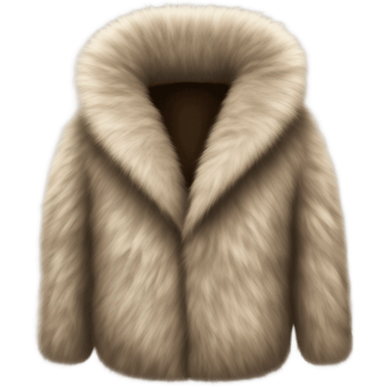 Fur coat  emoji