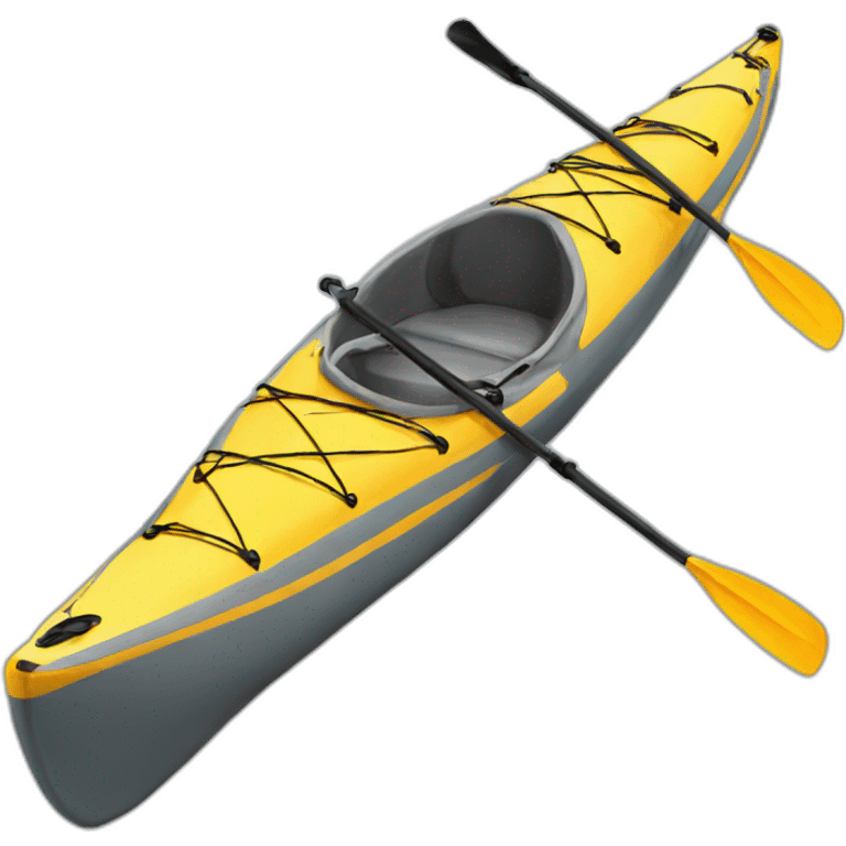 Kayak transparente emoji