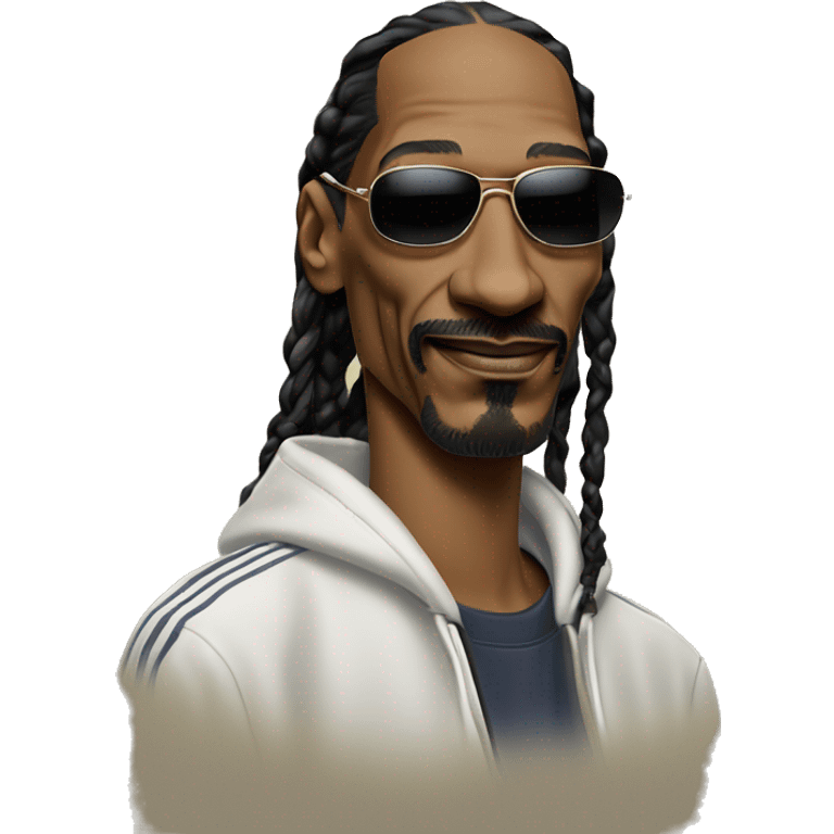 Iconic-style Candid Likeness Snoop Dogg:

A chill legend in oversized shades, braids, and a casual tracksuit. Often seen with a laid-back smirk, he radiates effortless cool and smooth, mellow energy. emoji