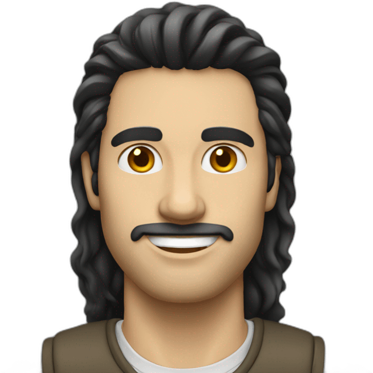 white man dark hair software engineer emoji