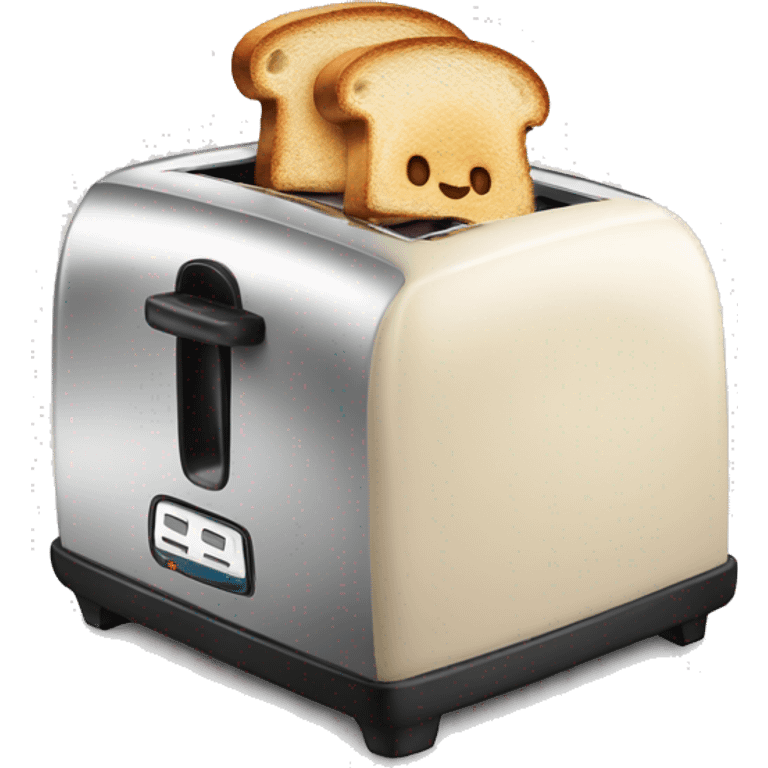 Toast coming out a toaster  emoji