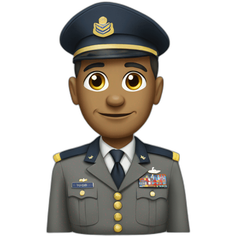 Obama in the uniform of the General emoji