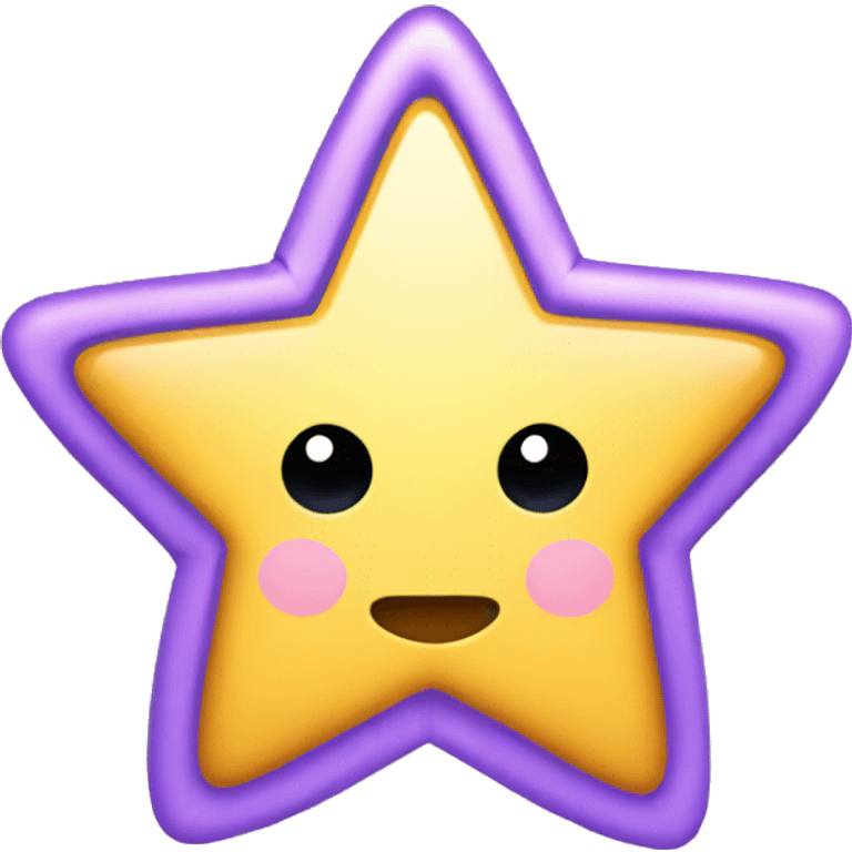 Star hairclip ios style emoji