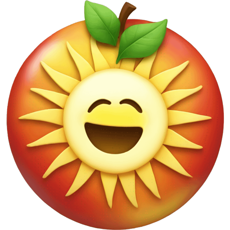 sun+apple emoji