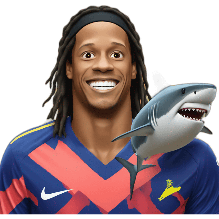 Ronaldinho gaúcho shark atack emoji