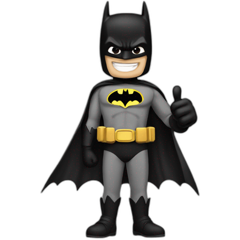 Batman giving thumbs up emoji