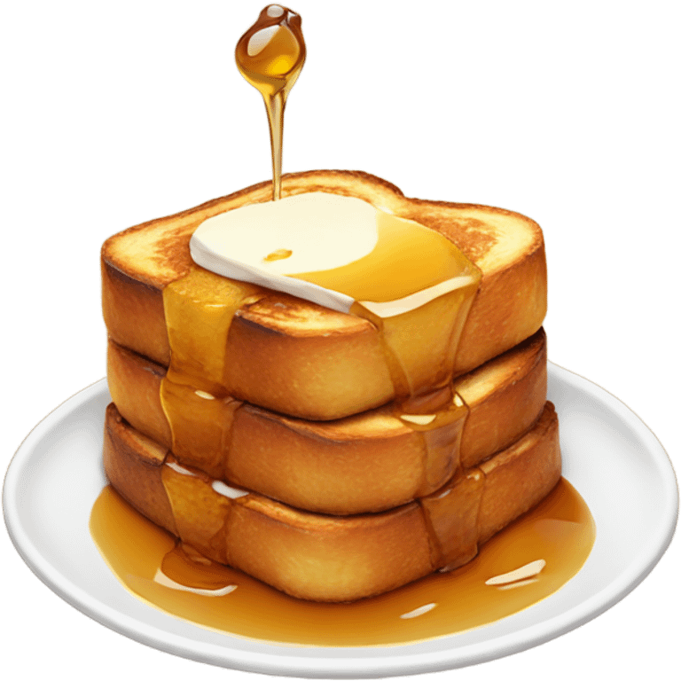 french toast with syrup emoji