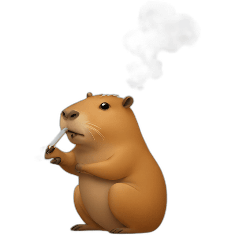 capybara smoking emoji