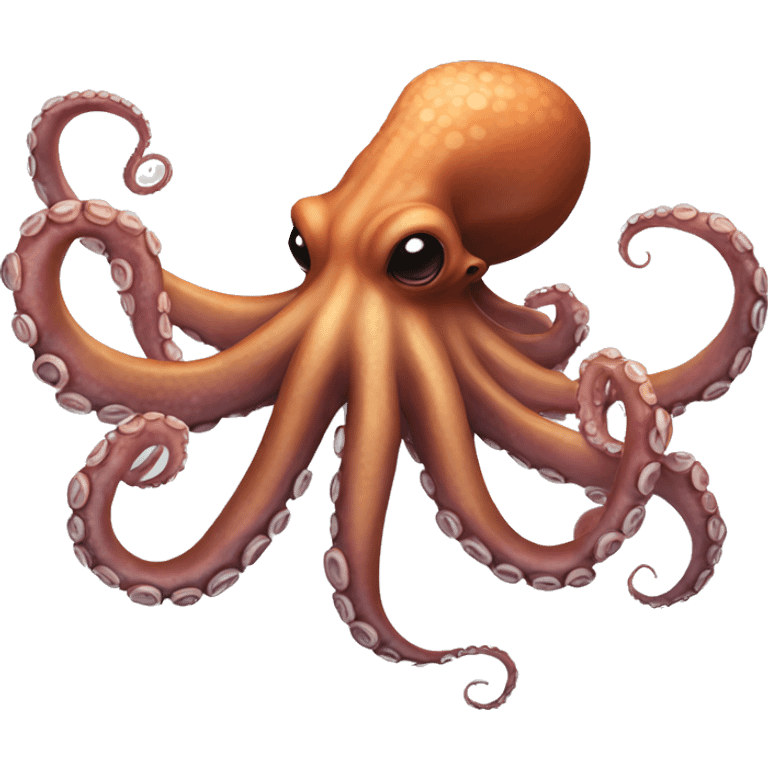 Octopus realistic emoji