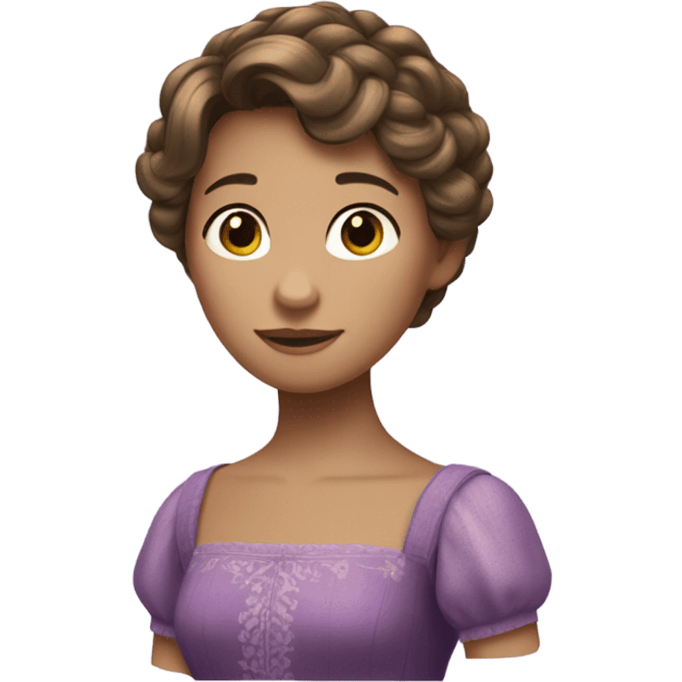 brunette pixie cut hair rapunzel  emoji