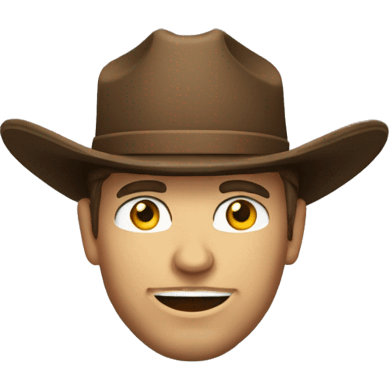 Caucasian cowboy  emoji