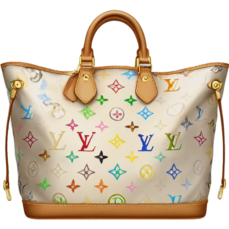 Designer Louis Vuitton bag emoji