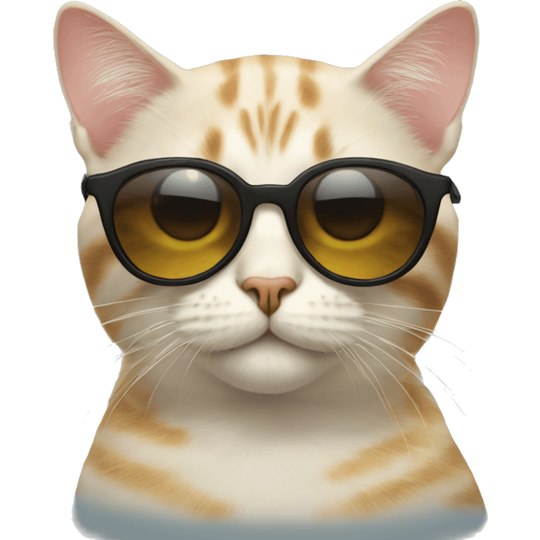 Cat with sunnies emoji