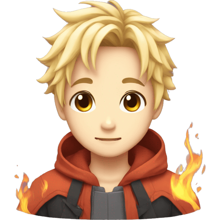 cute Flame anime emoji