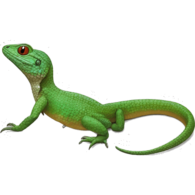 Common Puerto Rican ameiva ground lizard emoji