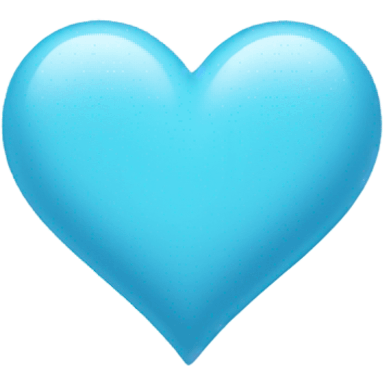 Light blue heart emoji