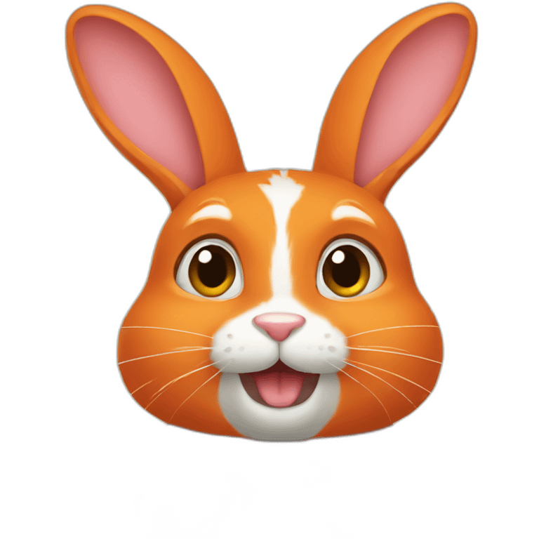 orange rabbit emoji