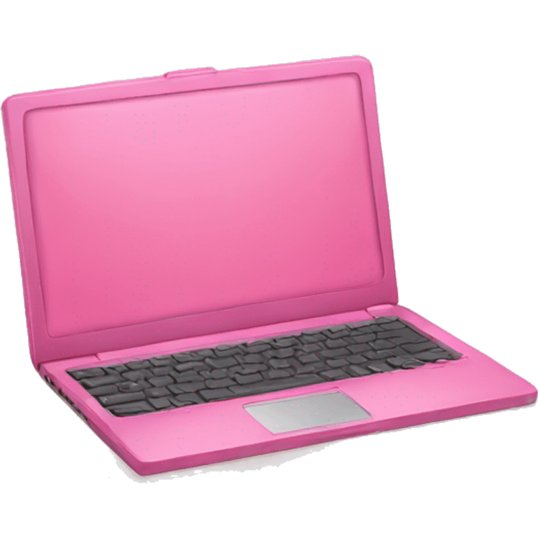 Pink laptop  emoji