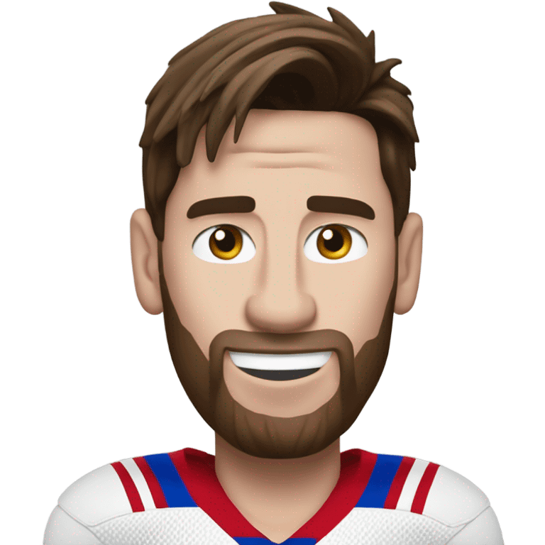 Messi con Buffalo Bills emoji