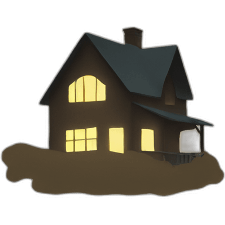 house silhouette emoji