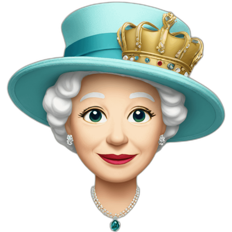 Queen elizabeth hat emoji