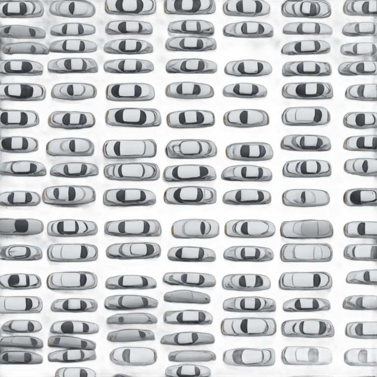 A parking lot full of cars emoji