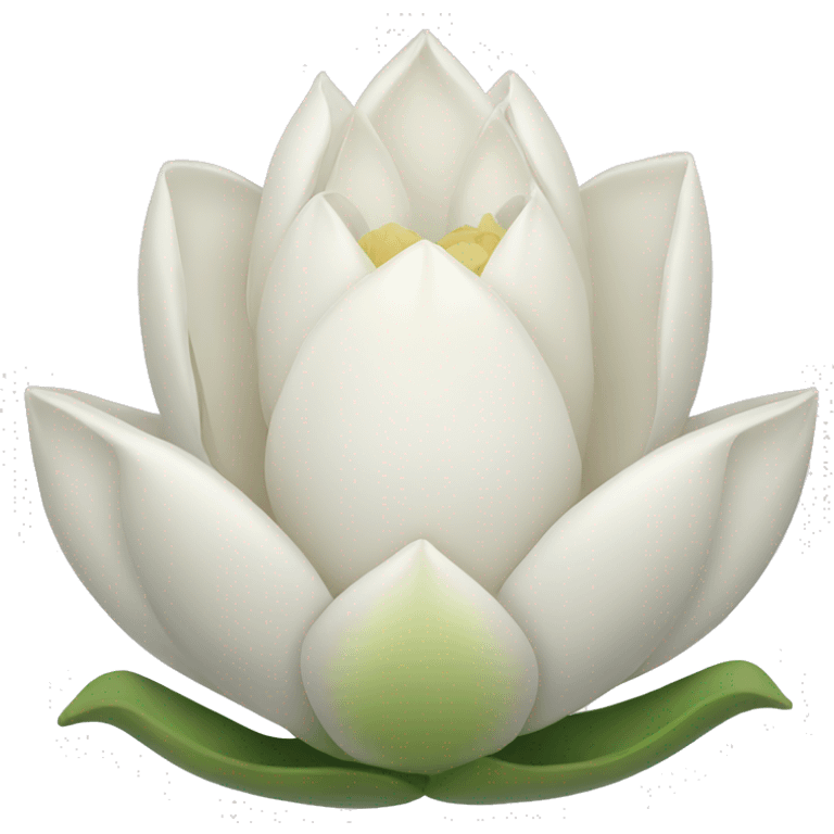 White lotus emoji