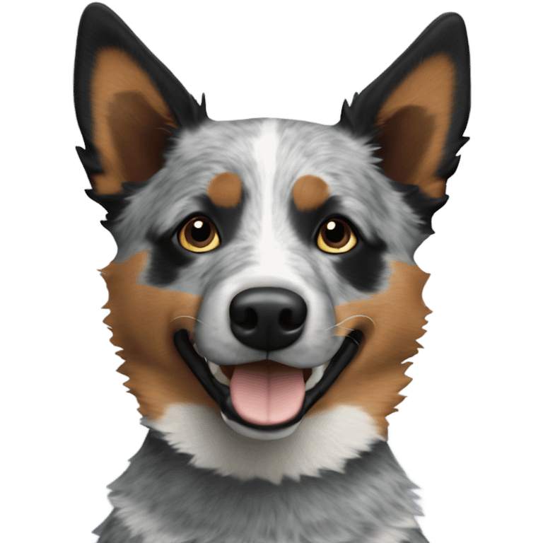 Blue heeler dog emoji