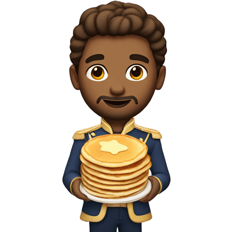 Prince Roger’s Nelson holding pancakes  emoji