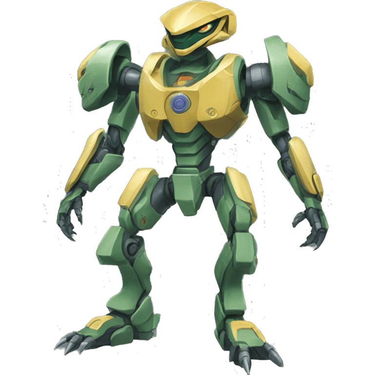 Reptile-Medabot-Mecha full body emoji