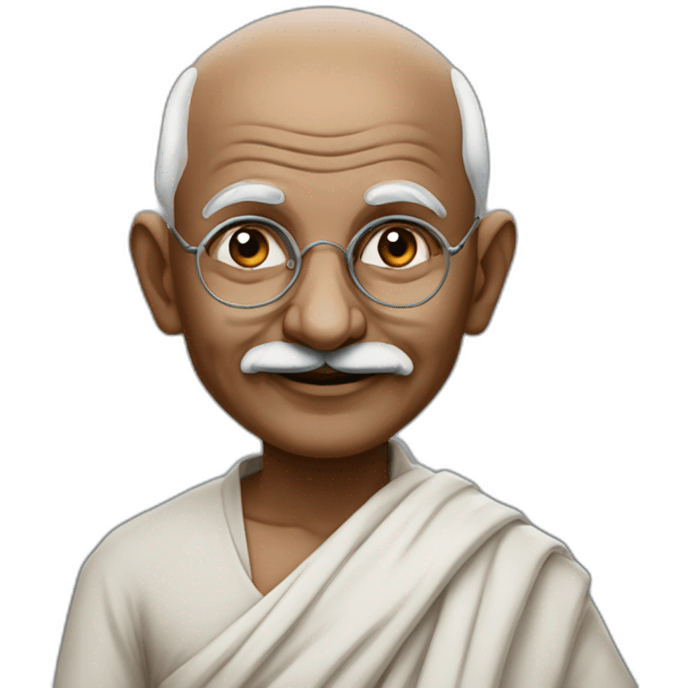 Mahatma Gandhi emoji