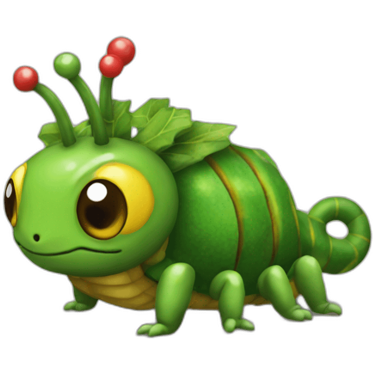 Christmas Caterpie emoji