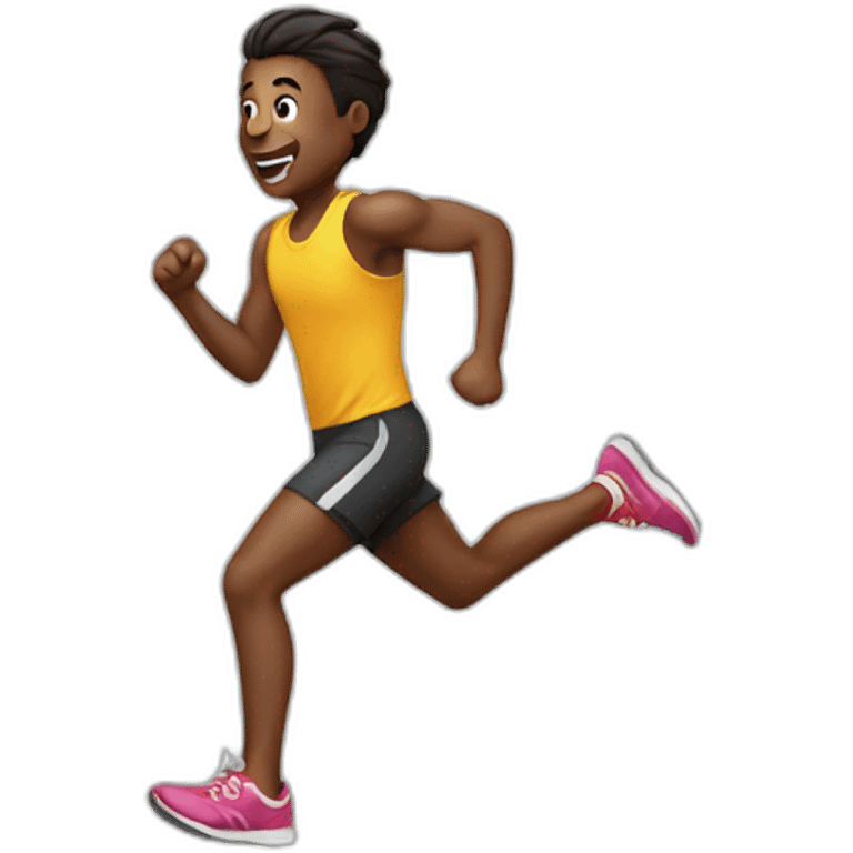 running emoji