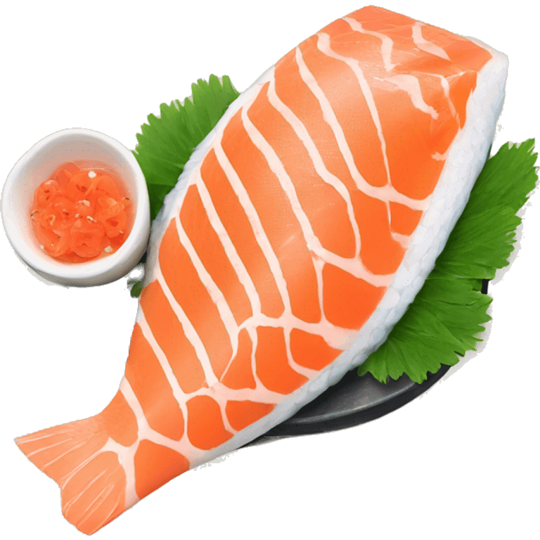 Salmon sashimi emoji