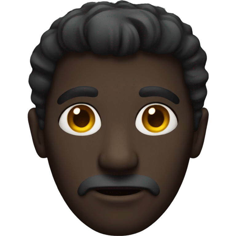 Dark man emoji