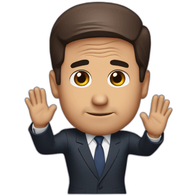 Michael scott waving emoji