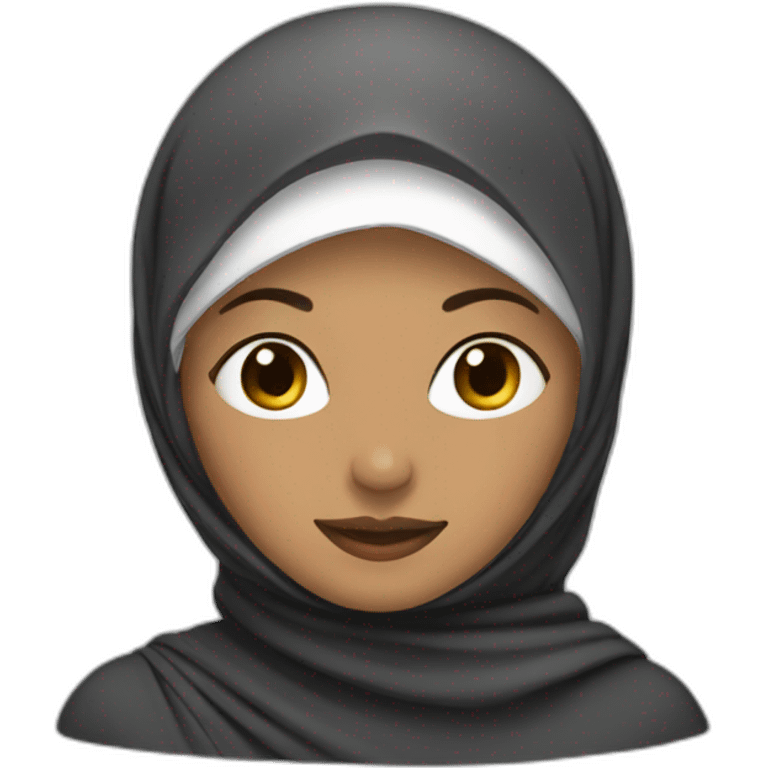 Woman with hijab emoji