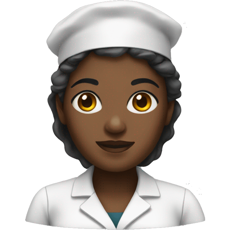 Black nurse  emoji