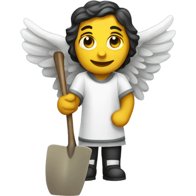 Angel with spade emoji