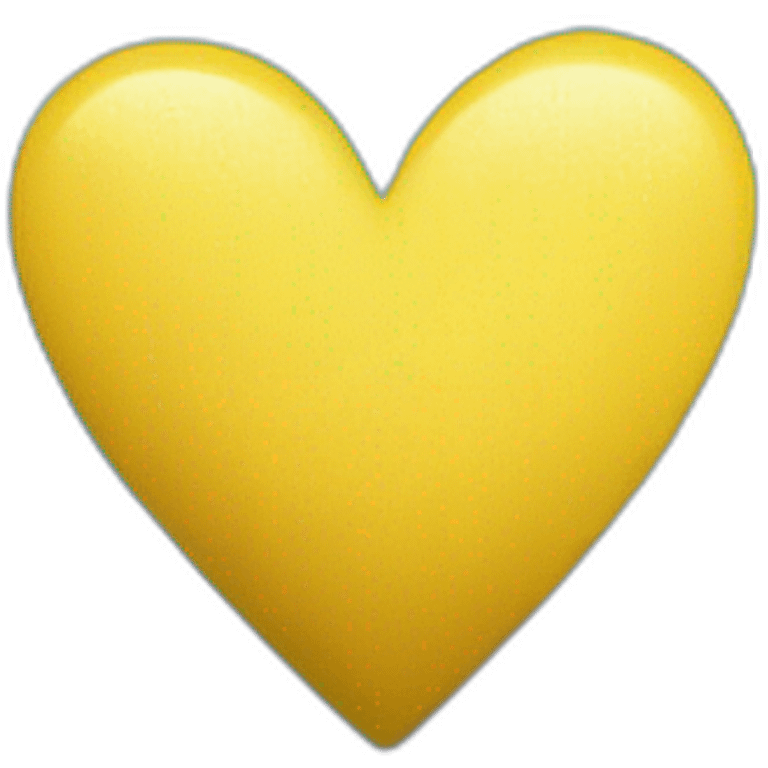 Yellow blue heart emoji