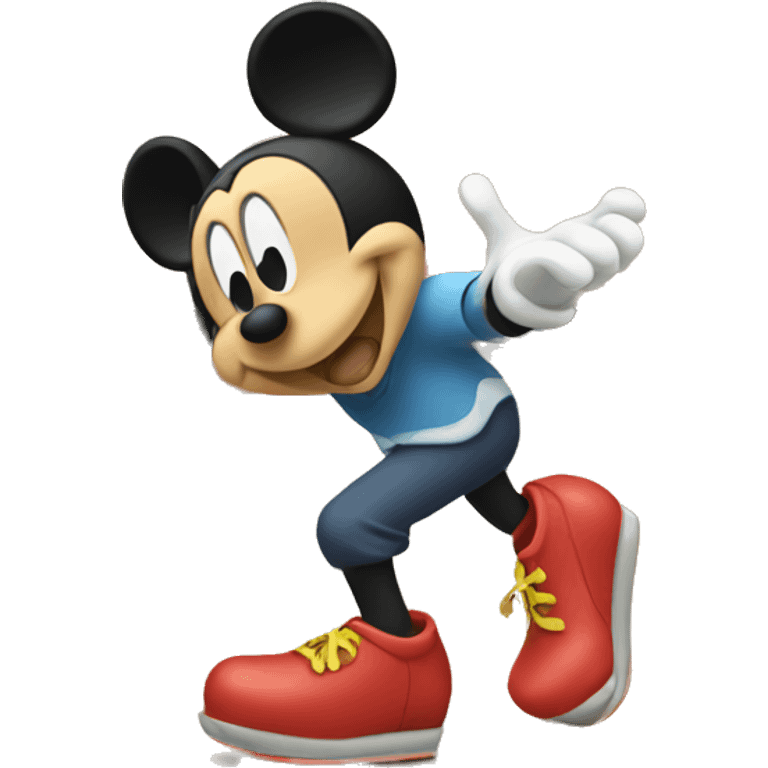 Mickey Mouse bowling  emoji