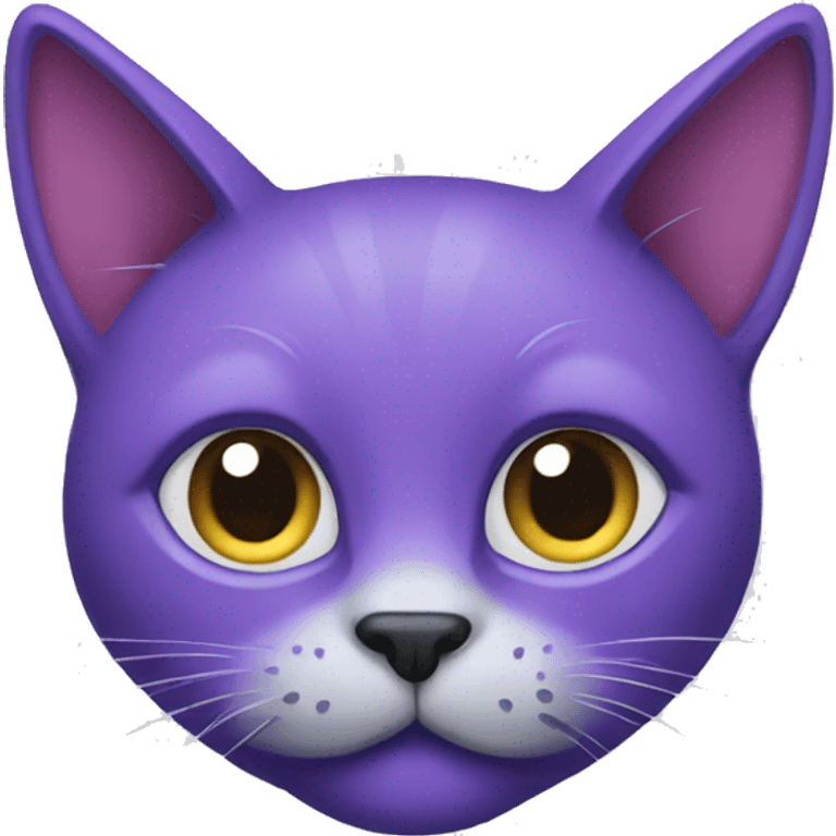 Purple cat emoji